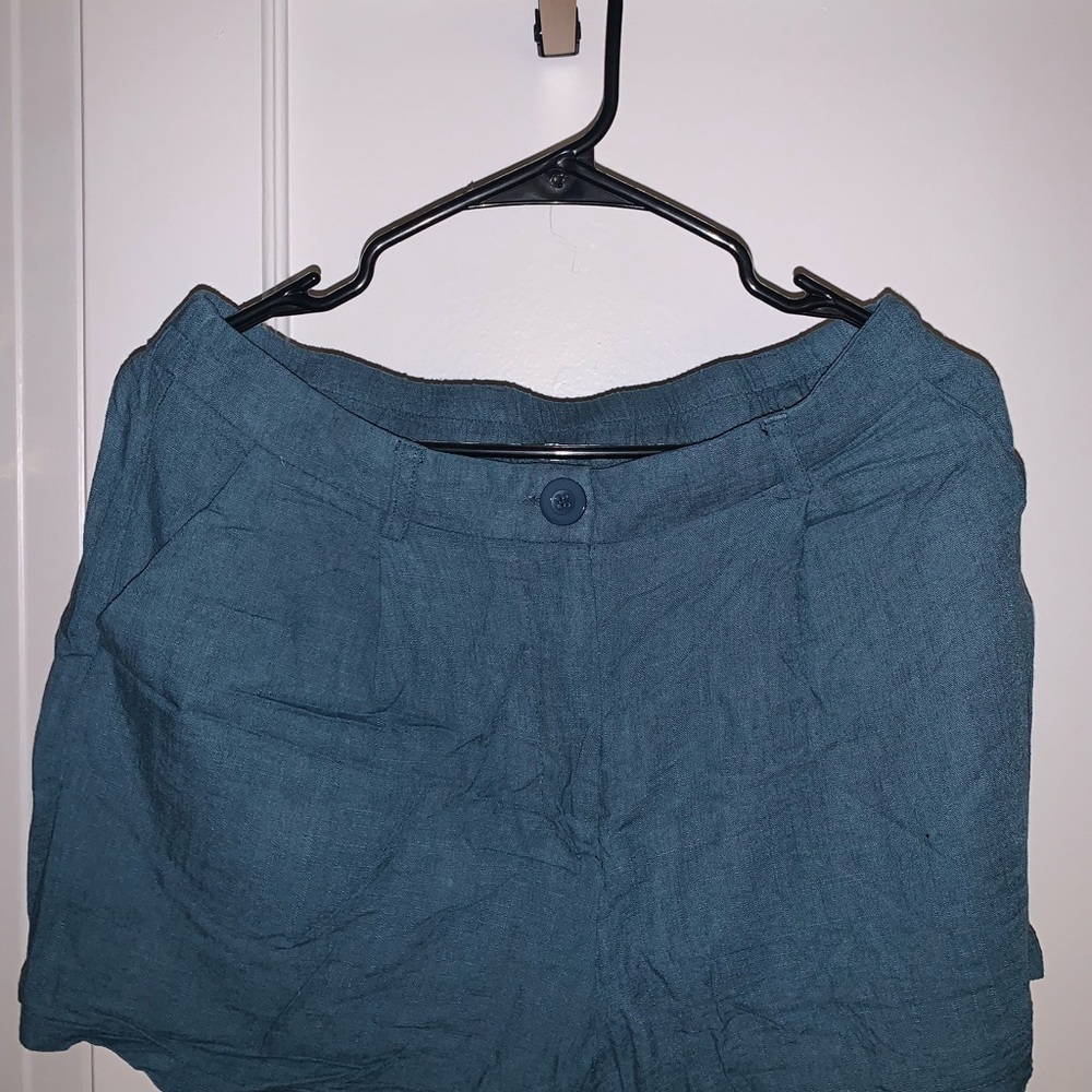 Women’s Multi Pack Shorts Leggings and Skirt Blue Pink Ruched Black Size Large